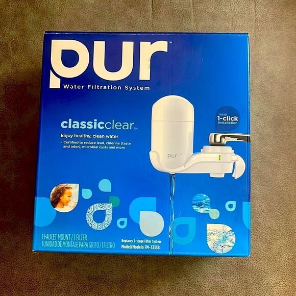 PUR Basic Water Filtration System White Model FM-3333B - Picture 1 of 9